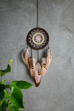 Load image into Gallery viewer, Brown beige dream catcher