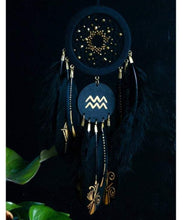 Load image into Gallery viewer, Aquarius zodiac dream catcher