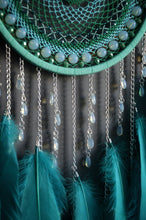Load image into Gallery viewer, Large Fully Turquoise Dream Catcher
