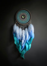 Load image into Gallery viewer, Large Blue Turquoise Dream Catcher
