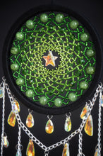 Load image into Gallery viewer, Green Dream Catcher and Sun Catcher Hybrid
