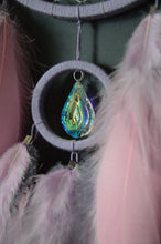Load image into Gallery viewer, Handmade Dreamcatcher – Large Pink Feather Wall Hanging – Boho Nursery &amp; Bedroom
