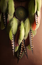 Load image into Gallery viewer, Handmade Boho Dream Catcher with Feathers – Unique Wall Decor
