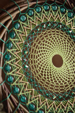Load image into Gallery viewer, Handmade Peacock Feather Dream Catcher – Boho Wall Decor
