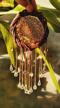 Load and play video in Gallery viewer, Handmade Crystal Dream Catcher Boho Hanging Decor Gift Car
