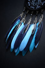 Load image into Gallery viewer, Small dream catcher with jay feathers
