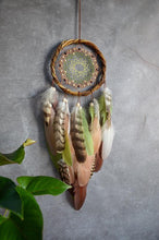 Load image into Gallery viewer, Native American Dream Catcher with Owl feathers

