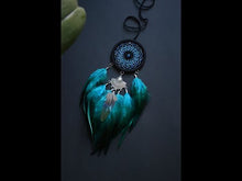Load and play video in Gallery viewer, small turquoise dream catcher
