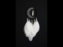 Load and play video in Gallery viewer, small black white dream catcher
