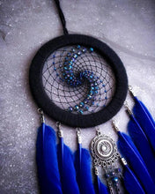 Load image into Gallery viewer, Little blue dream catcher
