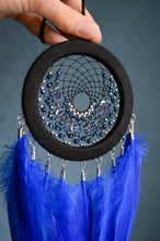 Load image into Gallery viewer, Little blue dream catcher
