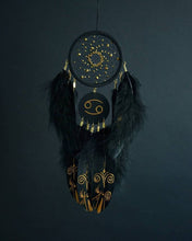 Load image into Gallery viewer, Cancer zodiac dream catcher
