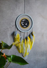 Load image into Gallery viewer, Om symbol wall hanging dream catcher
