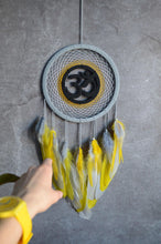 Load image into Gallery viewer, Om symbol wall hanging dream catcher
