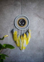 Load image into Gallery viewer, Om symbol wall hanging dream catcher
