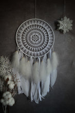 Load image into Gallery viewer, White boho dream catcher
