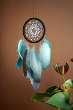 Load image into Gallery viewer, gray and mint dream catcher
