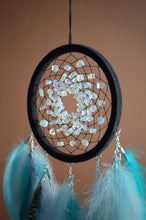 Load image into Gallery viewer, gray and mint dream catcher
