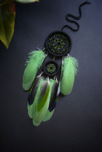 Load image into Gallery viewer, green dream catcher
