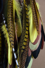 Load image into Gallery viewer, Large black brown yellow dream catcher
