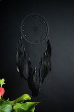 Load image into Gallery viewer, black dream catcher
