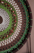 Load image into Gallery viewer, large brown green dream catcher
