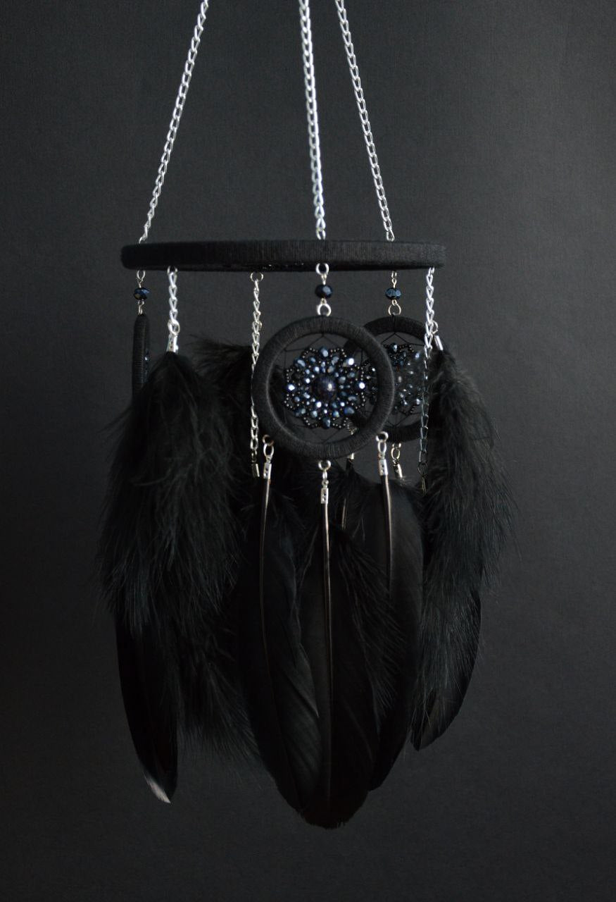 Amazon.com: Black Dream Catcher for Boys Large Dream Catcher