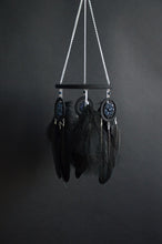 Load image into Gallery viewer, pure black dream catcher
