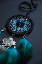 Load image into Gallery viewer, small turquoise dream catcher
