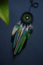 Load image into Gallery viewer, mini green dream catcher
