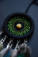 Load image into Gallery viewer, mini green dream catcher
