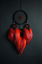 Load image into Gallery viewer, large red dream catcher

