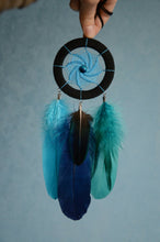 Load image into Gallery viewer, Little blue dreamcatcher
