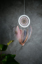 Load image into Gallery viewer, Dreamcatcher with pink beads
