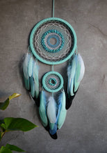 Load image into Gallery viewer, Dreamcatcher with turquoise rocks
