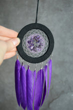 Load image into Gallery viewer, Little purple dreamcatcher
