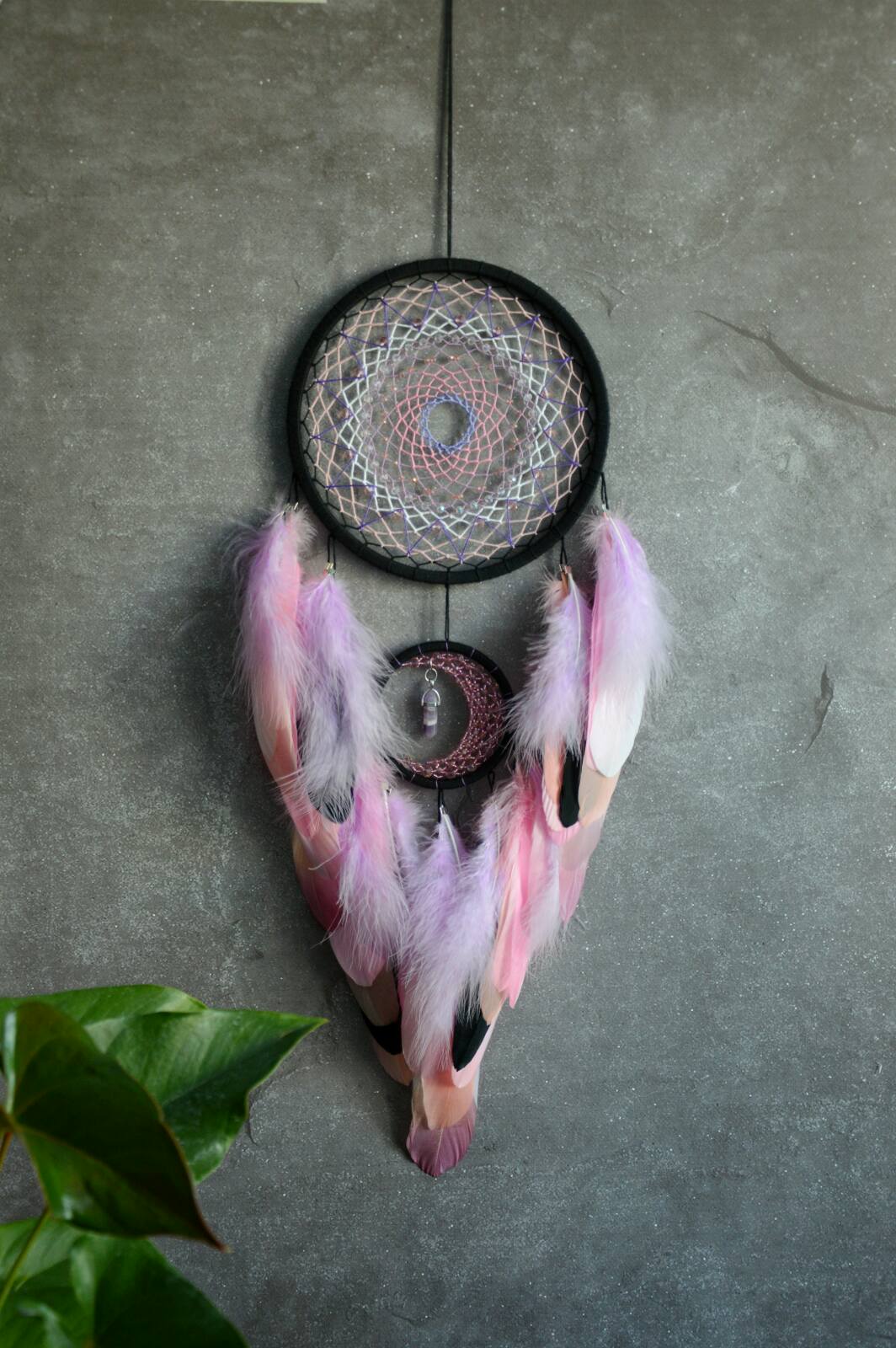 Pink and White Dream Catcher!! online